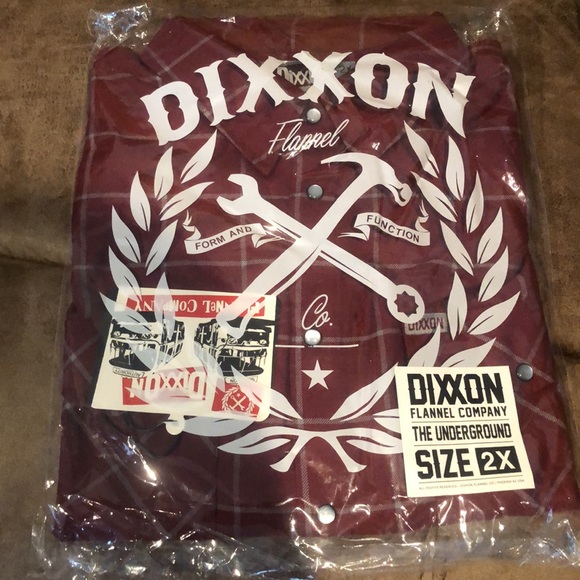 Dixxon underground flannel 2XL BNIB - Picture 4 of 4
